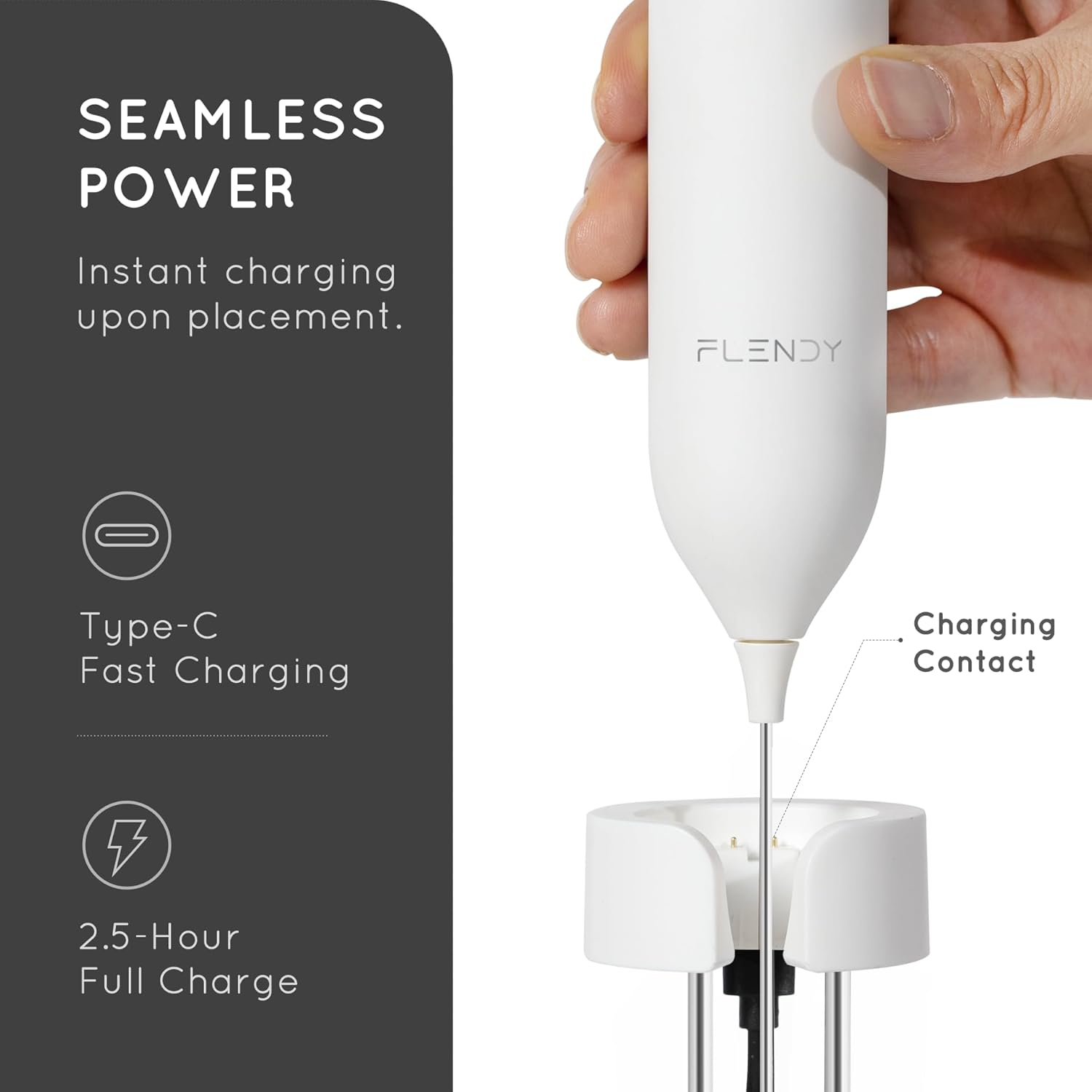 Rechargeable Handheld Milk Frother